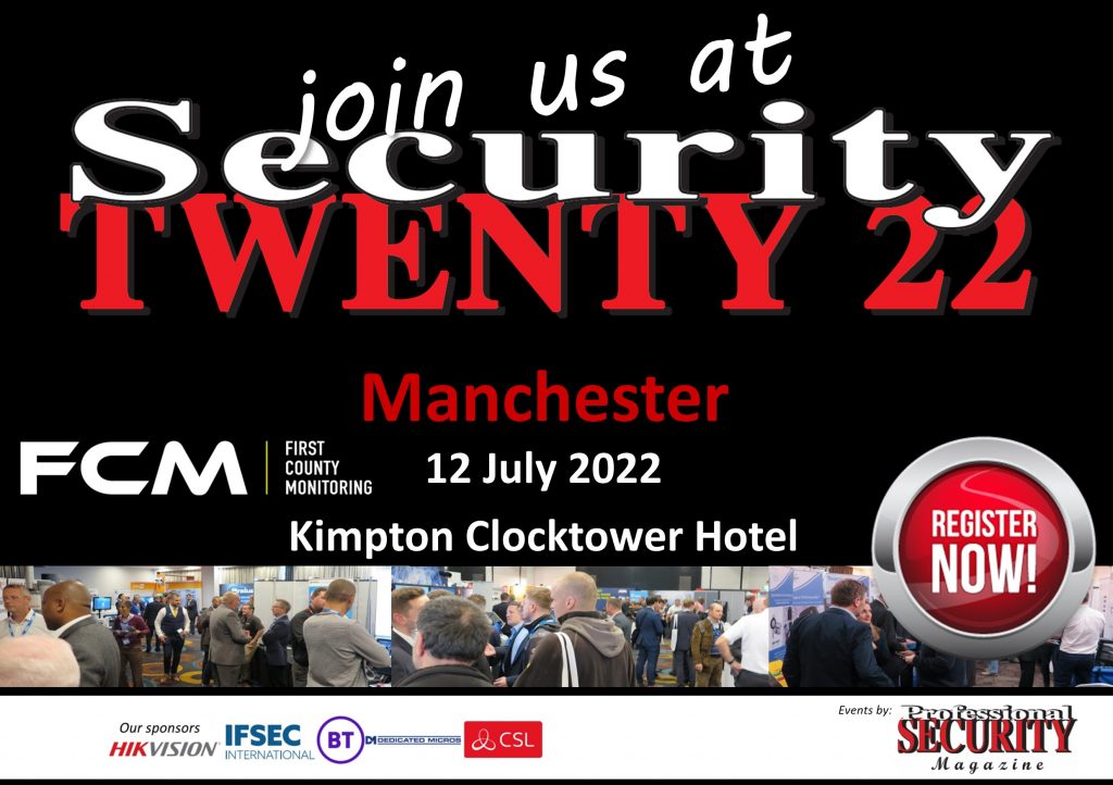 Security TWENTY 22 event - join us